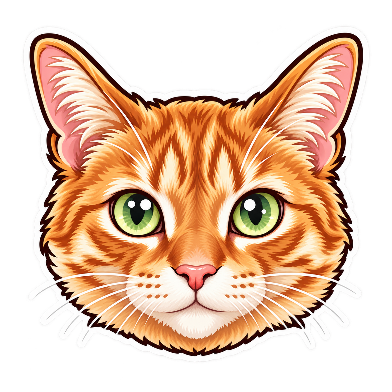 Murphy, an orange tabby cat.